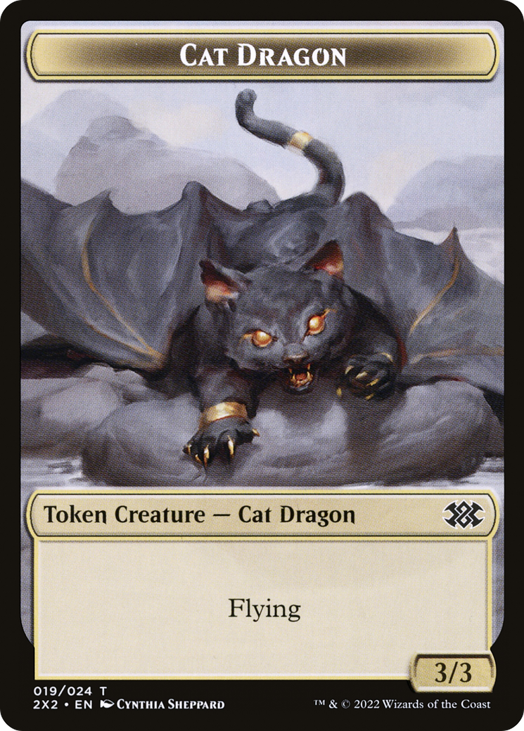 Cat Dragon (T2X2-019) [Double Masters 2022 Tokens]