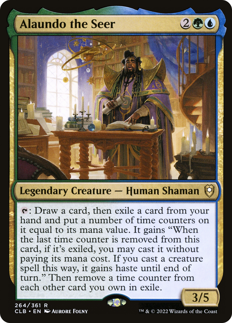 Alaundo the Seer (CLB-264) [Commander Legends: Battle for Baldur's Gate] Foil