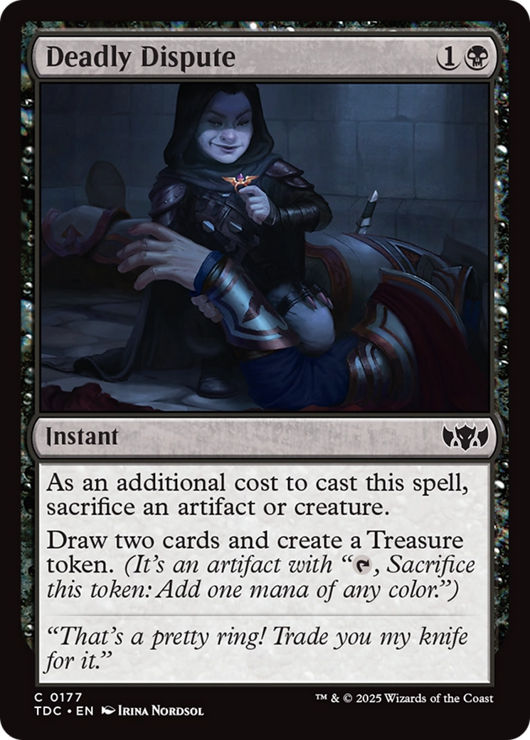 Deadly Dispute (TDC-177) [Commander: Tarkir: Dragonstorm]