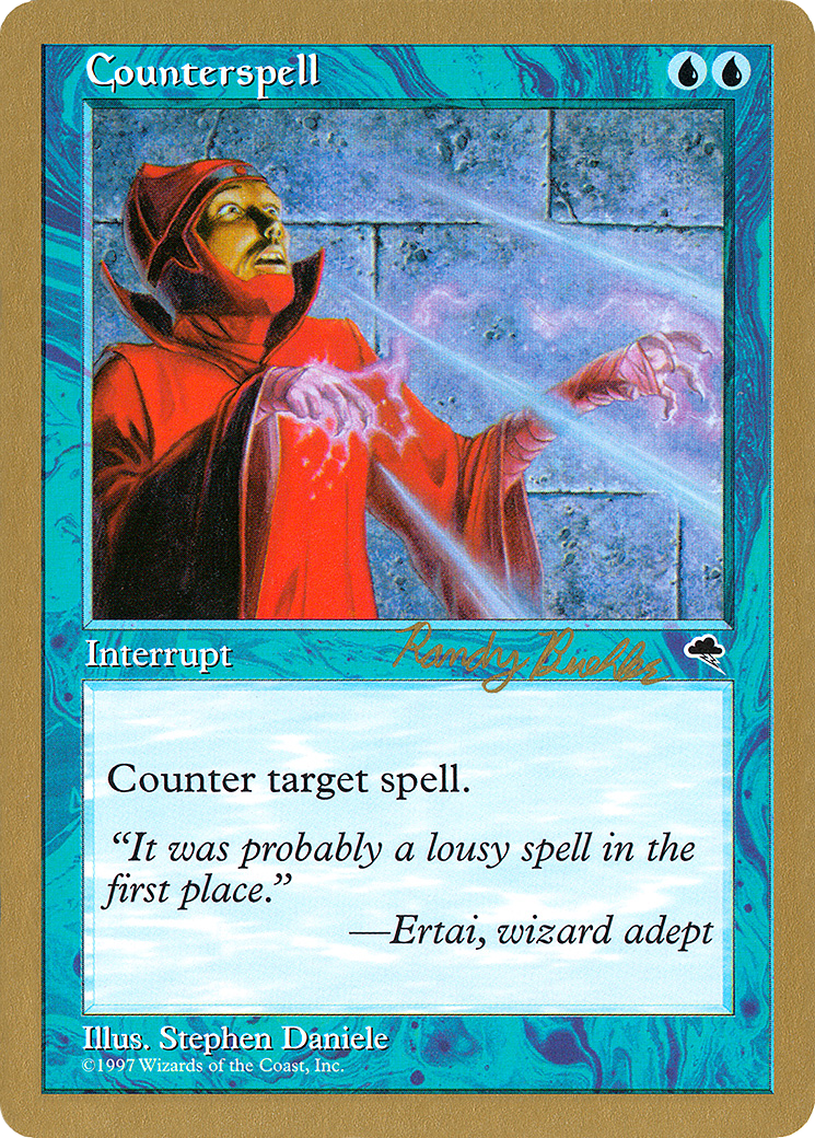 Counterspell - 1998 Randy Buehler (TMP) [World Championship Decks 1998]