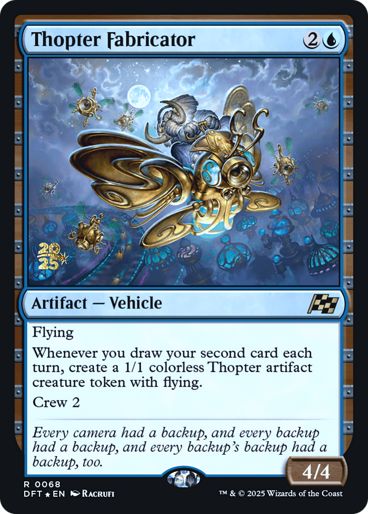 Thopter Fabricator (PRE-068) [Prerelease Cards] Foil