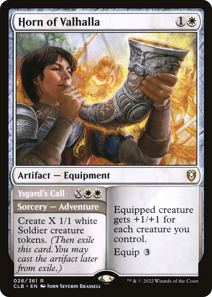 Horn of Valhalla (CLB-026) [Commander Legends: Battle for Baldur's Gate] Foil