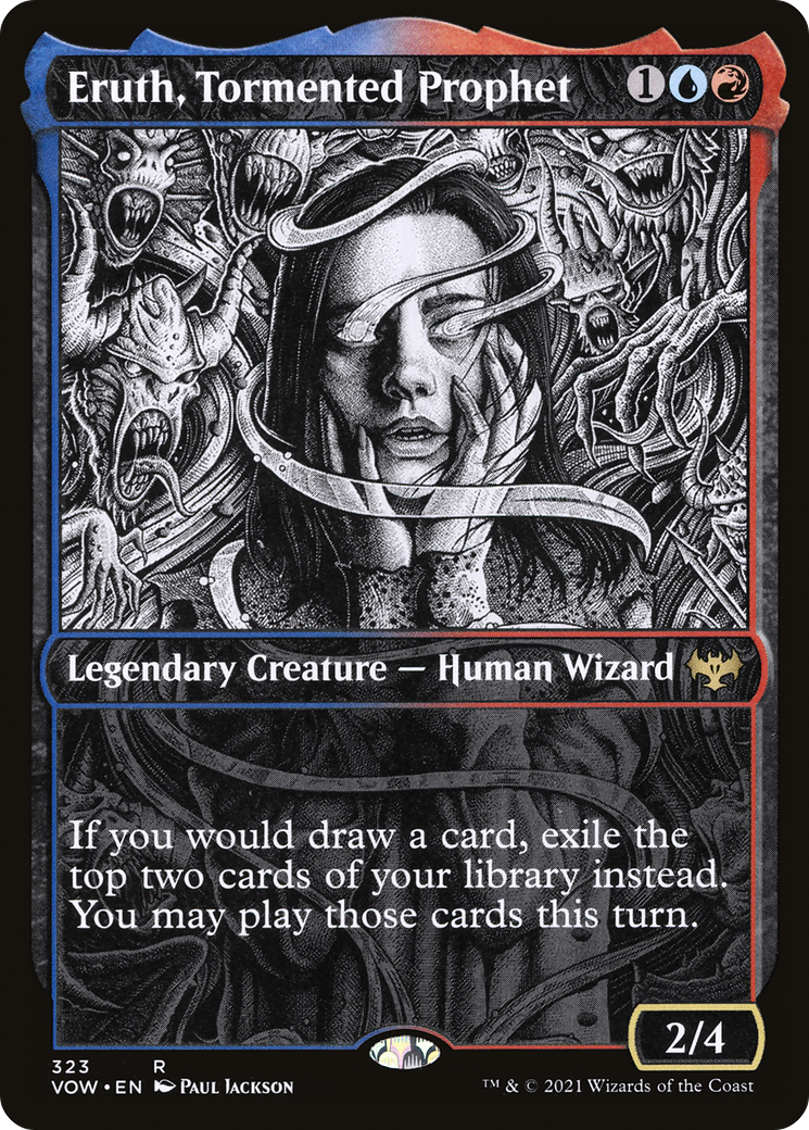 Eruth, Tormented Prophet (Showcase) (VOW-323) [Innistrad: Crimson Vow] Foil