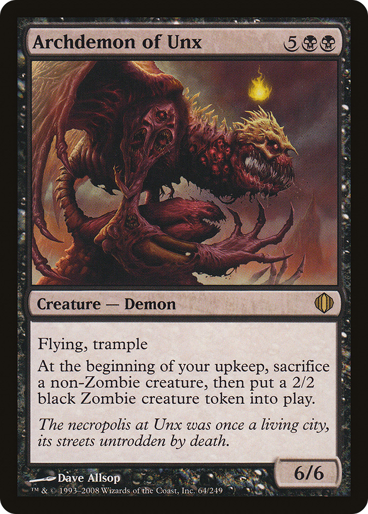 Archdemon of Unx (ALA-064) [Shards of Alara] Foil