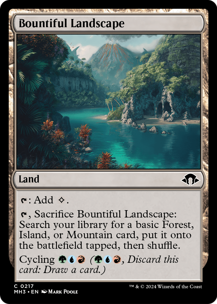 Bountiful Landscape (MH3-217) [Modern Horizons 3] Foil
