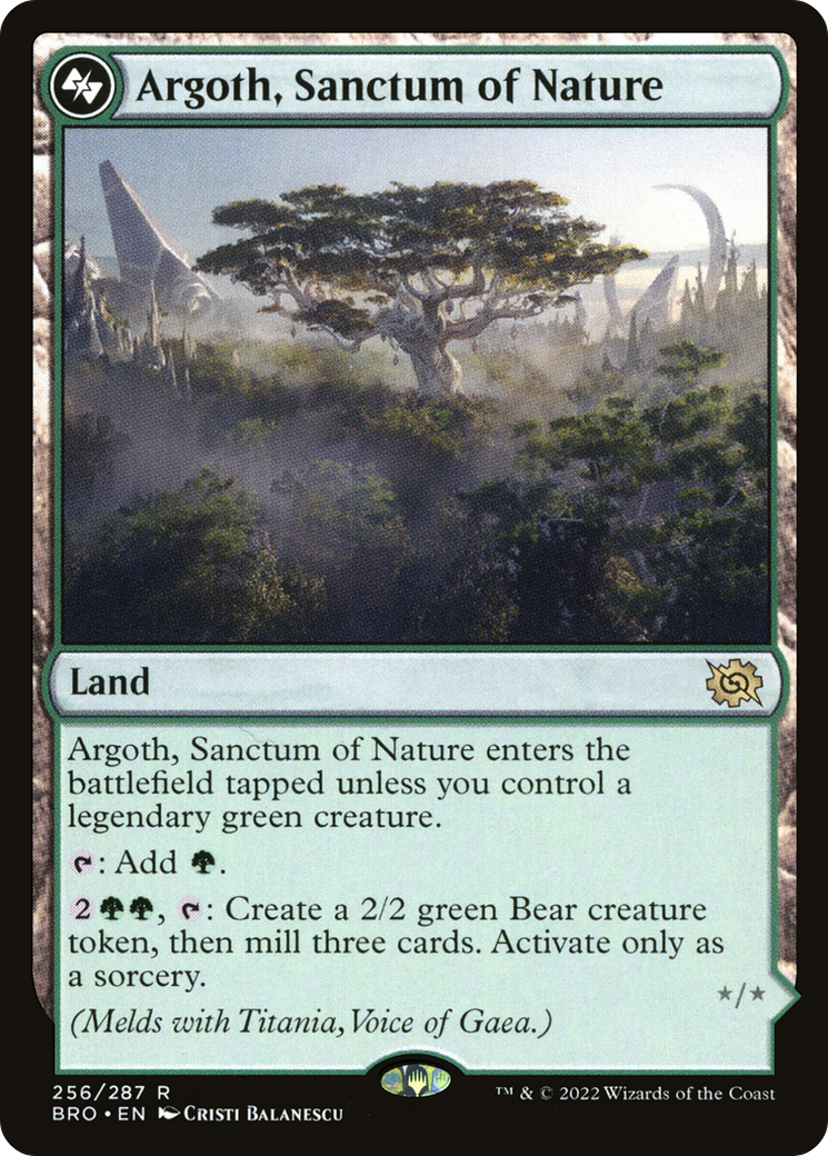 Argoth, Sanctum of Nature (BRO-256) [The Brothers' War] Foil