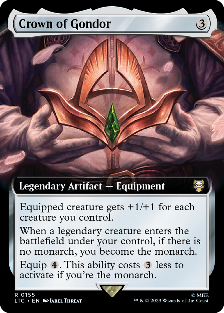 Crown of Gondor (Extended Art) (LTC-155) [Tales of Middle-earth Commander] Foil