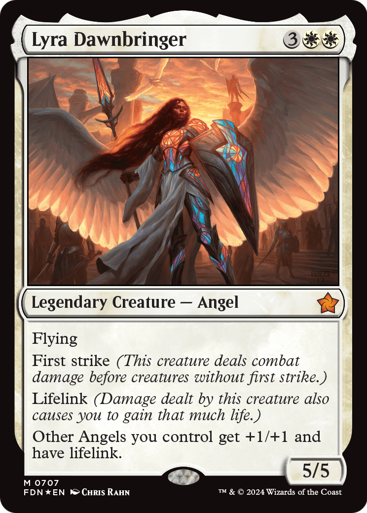 Lyra Dawnbringer (FDN-707) [Foundations] Foil