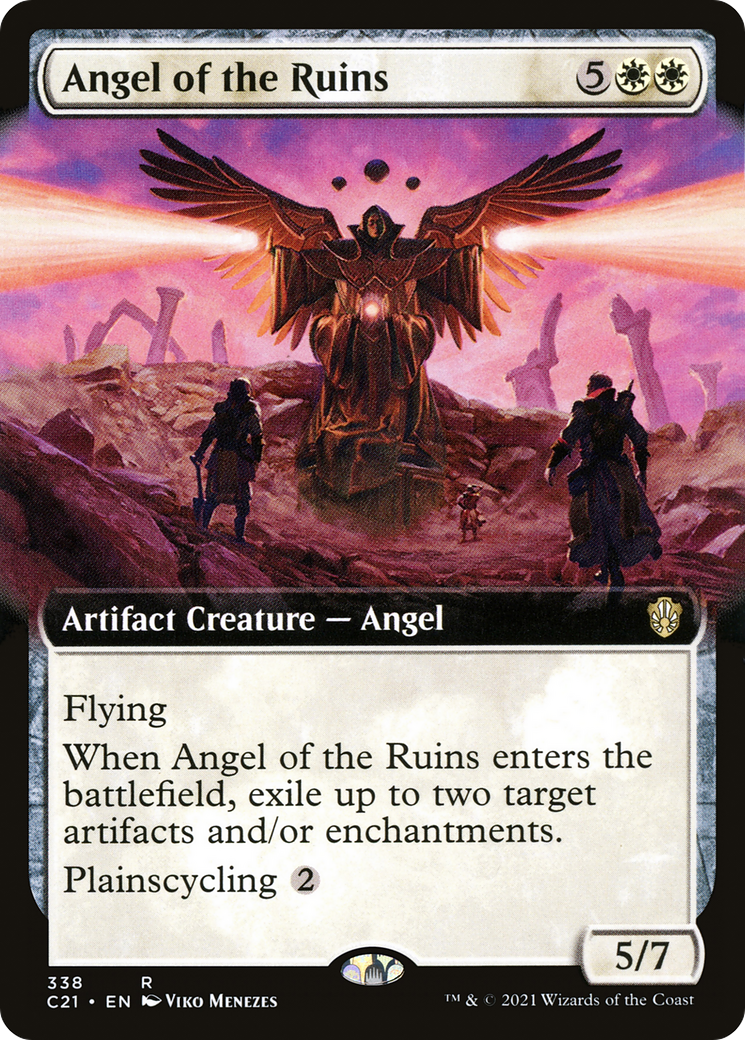 Angel of the Ruins (Extended Art) (C21-338) [Commander 2021]