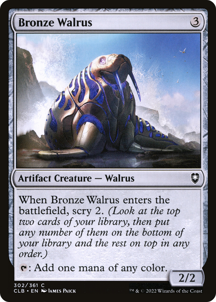 Bronze Walrus (CLB-302) [Commander Legends: Battle for Baldur's Gate]