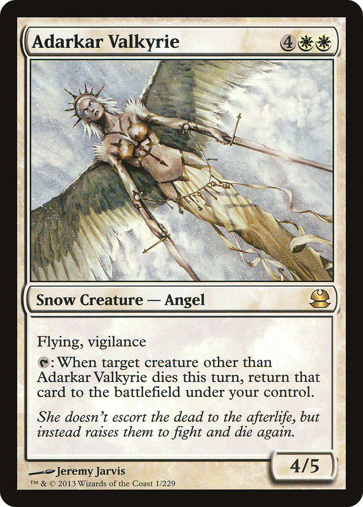 Adarkar Valkyrie (MMA-001) [Modern Masters] Foil