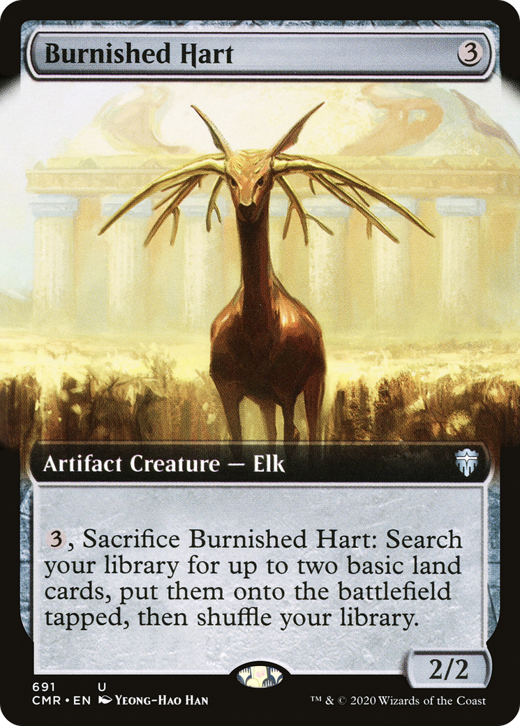 Burnished Hart (Extended Art) (CMR-691) [Commander Legends] Foil