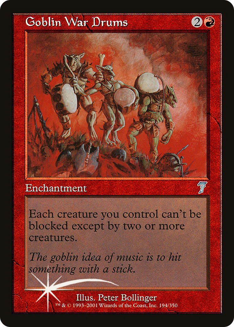Goblin War Drums (7ED-194★) [7th Edition]