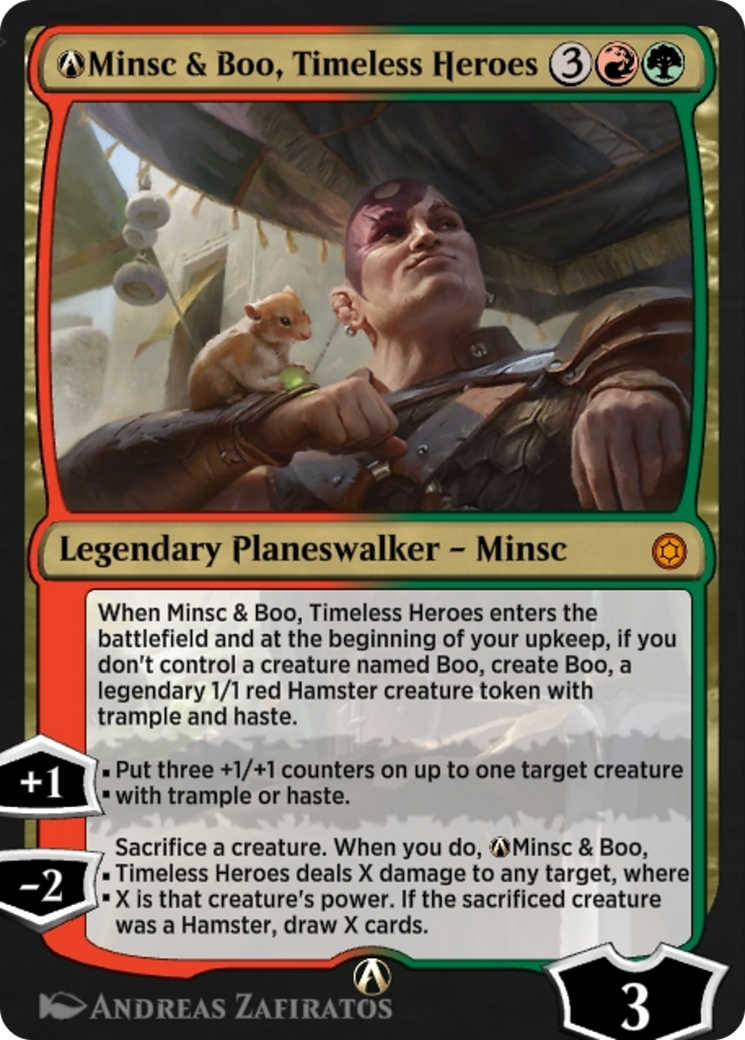 A-Minsc & Boo, Timeless Heroes (HBG-A-243) [Alchemy Horizons: Baldur's Gate]