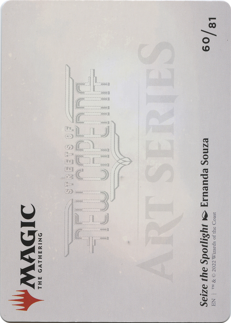 Seize the Spotlight // Seize the Spotlight (ASNC-060) (Borderless) [New Capenna Art Series] Foil