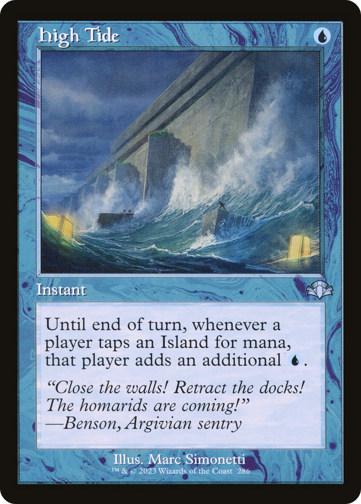 High Tide (Retro Frame) (DMR-286) [Dominaria Remastered]