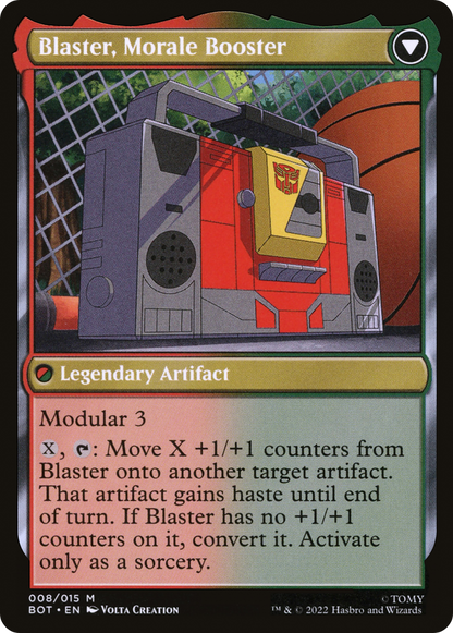 Blaster, Combat DJ (BOT-008) [Transformers] Foil