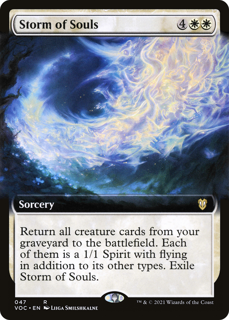 Storm of Souls (Extended Art) (VOC-047) [Crimson Vow Commander]