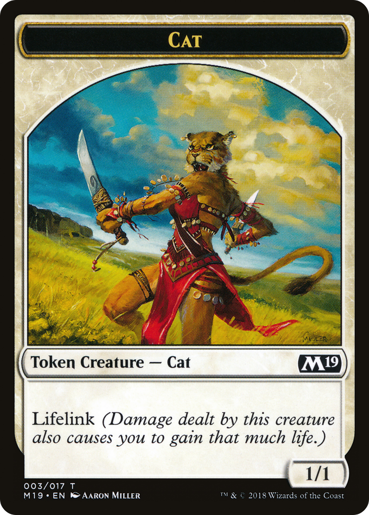 Cat Token (M19-003) [Core Set 2019 Tokens]
