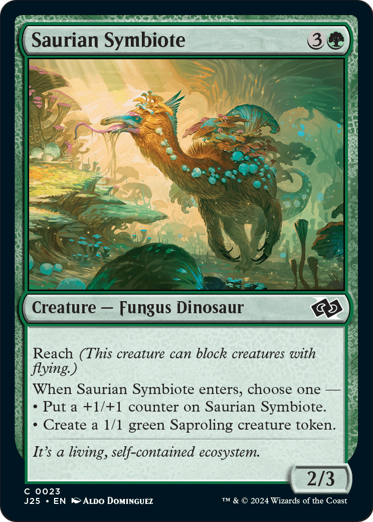Saurian Symbiote (J25-023) [Foundations Jumpstart]