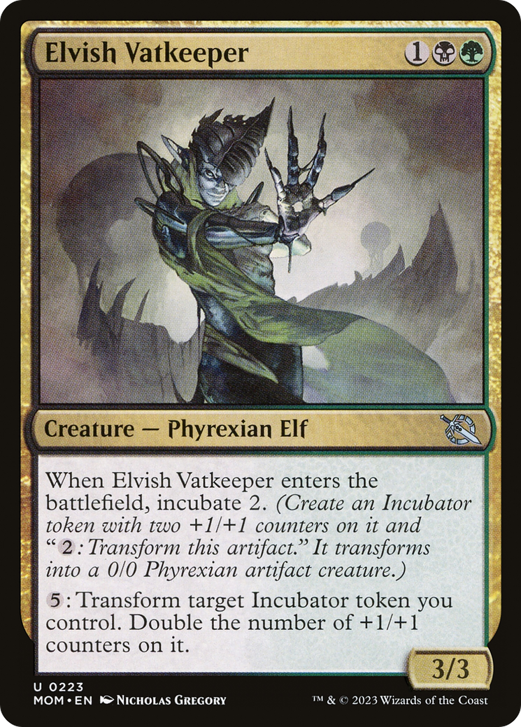 Elvish Vatkeeper (MOM-223) [March of the Machine]