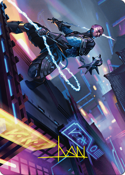 Kaito, Cunning Infiltrator // Kaito, Cunning Infiltrator (AFDN-051) (Borderless) [Foundations Art Series]