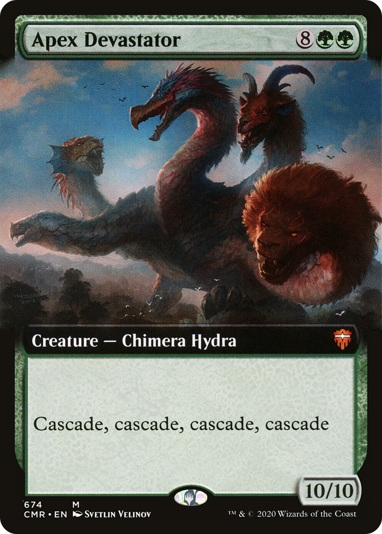 Apex Devastator (Extended Art) (CMR-674) [Commander Legends]