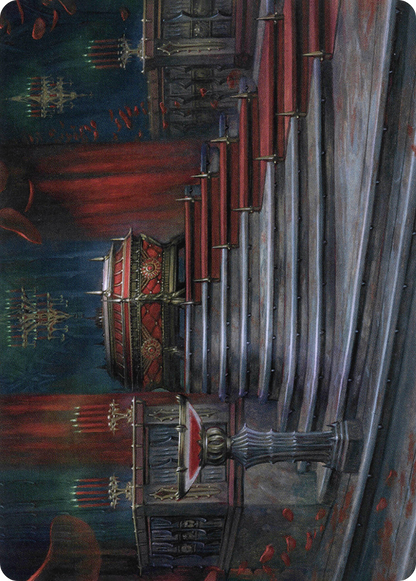 Edgar Markov's Coffin // Edgar Markov's Coffin (AVOW-060) (Borderless) [Crimson Vow Art Series]