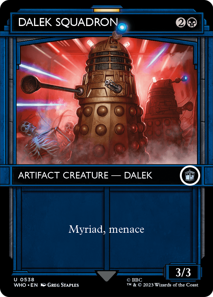 Dalek Squadron (Showcase) (WHO-538) (Borderless) [Doctor Who]