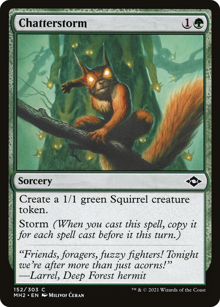 Chatterstorm (MH2-152) [Modern Horizons 2] Foil