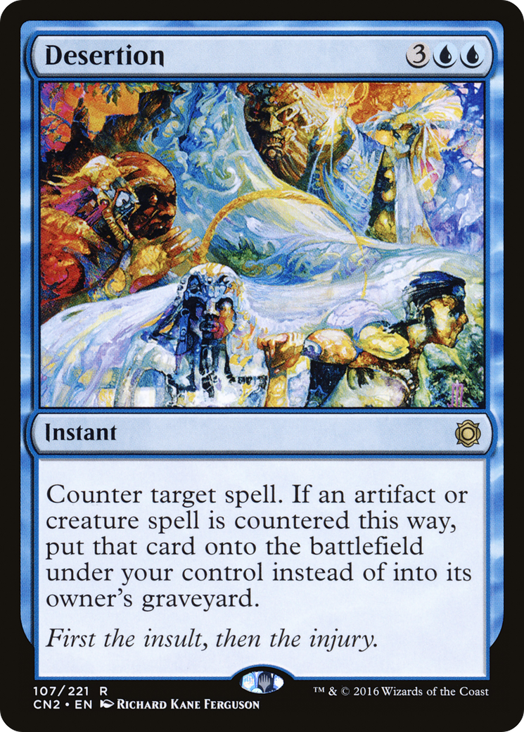 Desertion (CN2-107) [Conspiracy: Take the Crown] Foil