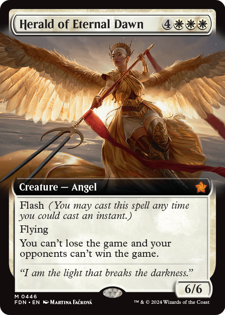 Herald of Eternal Dawn (Extended Art) (FDN-446) [Foundations]