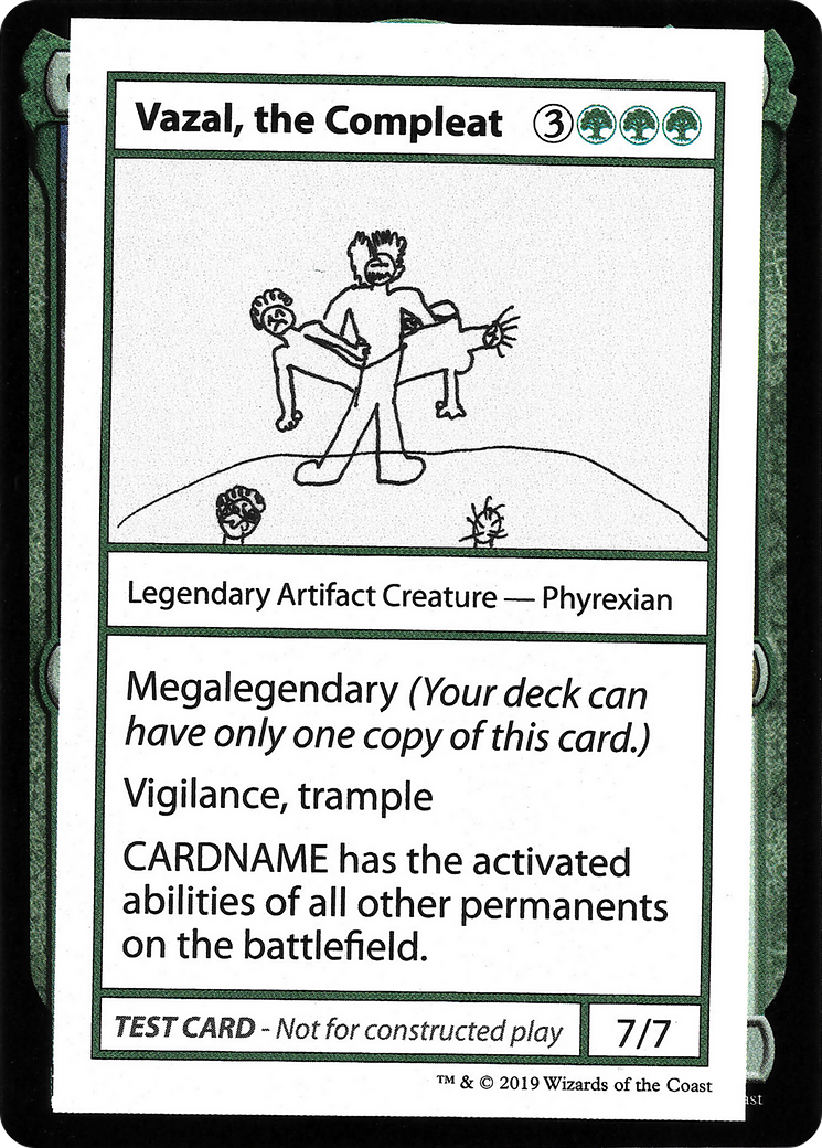 Vazal, the Compleat (No PW Symbol) [Mystery Booster Playtest Cards 2021]