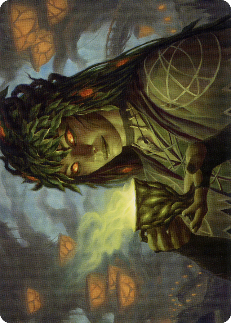 Dina, Soul Steeper // Dina, Soul Steeper (ASTX-023) (Borderless) [Strixhaven Art Series] Foil