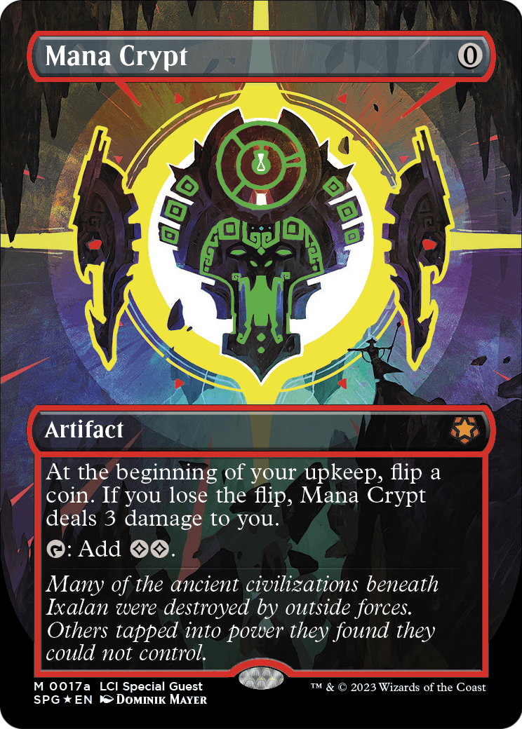 Mana Crypt (SPG-17A) (Borderless) [Special Guests] Foil