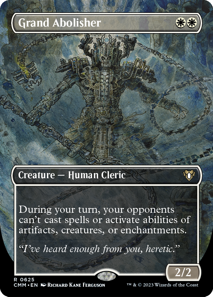 Grand Abolisher (Borderless) (CMM-625) [Commander Masters] Foil
