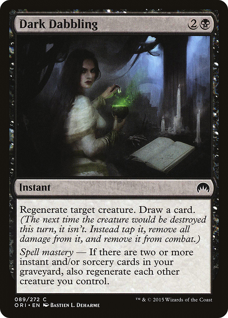Dark Dabbling (ORI-089) [Magic Origins] Foil