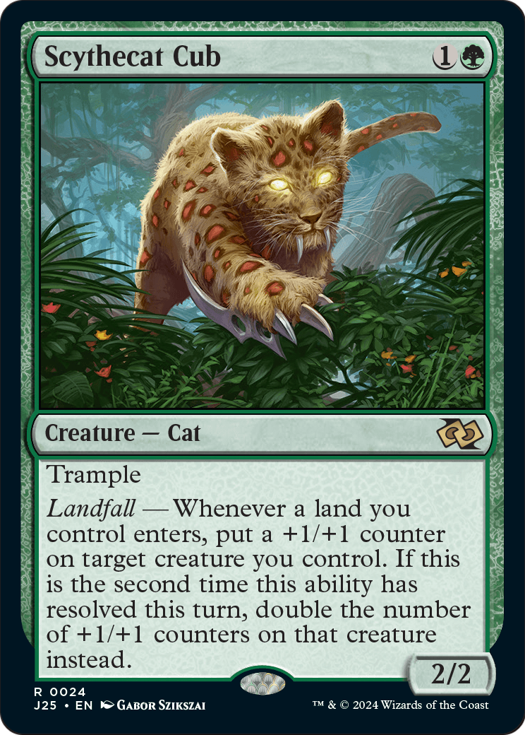 Scythecat Cub (J25-024) [Foundations Jumpstart]