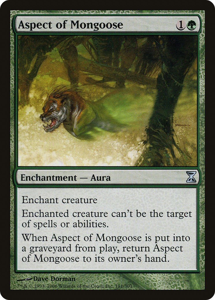 Aspect of Mongoose (TSP-191) [Time Spiral] Foil