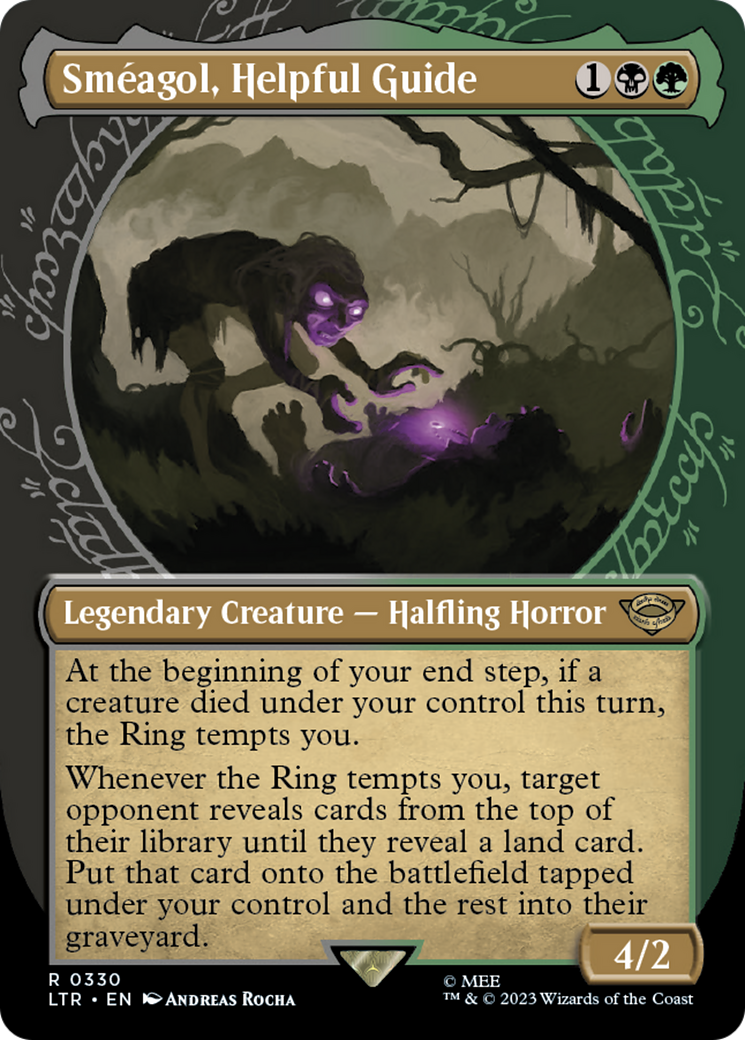 Smeagol, Helpful Guide (Showcase) (LTR-330) (Borderless) [The Lord of the Rings: Tales of Middle-earth] Foil