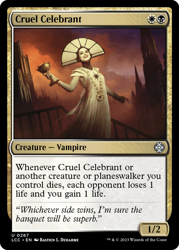 Cruel Celebrant (LCC-267) [The Lost Caverns of Ixalan Commander]