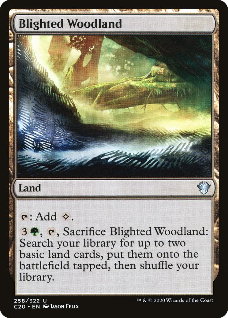 Blighted Woodland (C20-258) [Commander 2020]