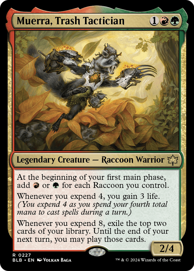Muerra, Trash Tactician (BLB-227) [Bloomburrow] Foil