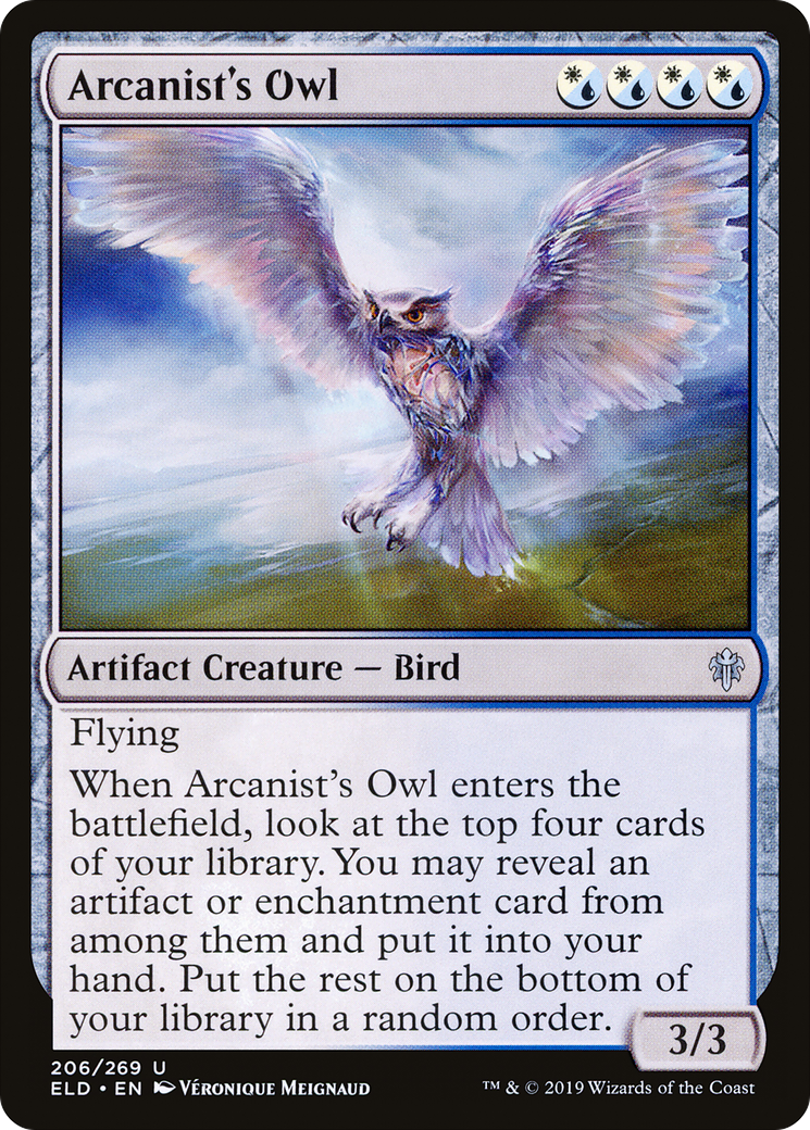 Arcanist's Owl (ELD-206) [Throne of Eldraine]