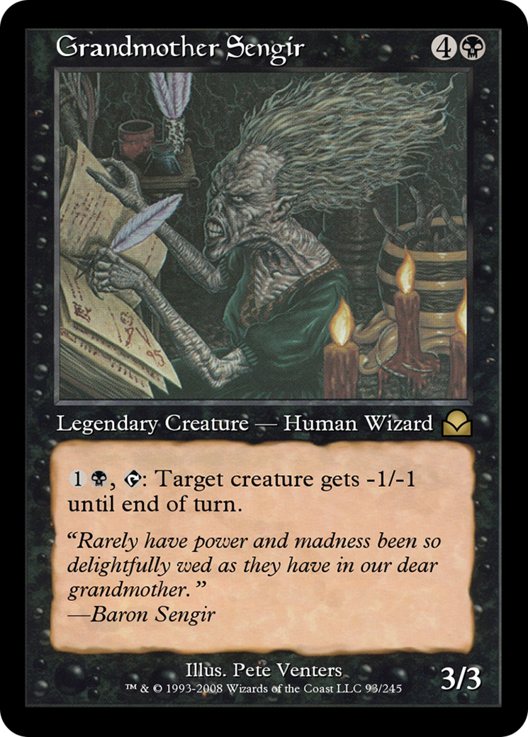 Grandmother Sengir (ME2-093) [Masters Edition II] Foil