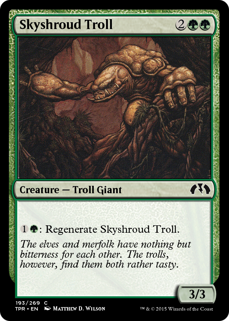 Skyshroud Troll (TPR-193) [Tempest Remastered]