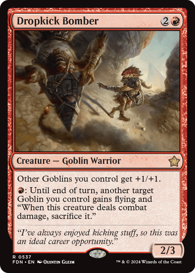 Dropkick Bomber (FDN-537) [Foundations]