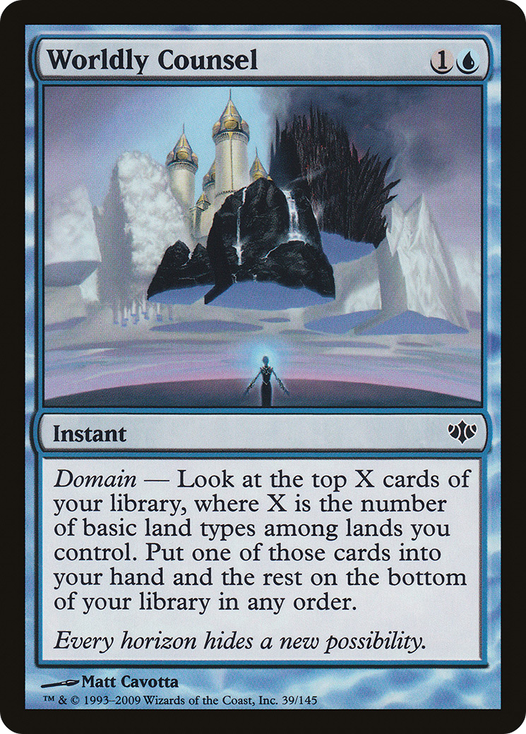Worldly Counsel (CON-039) [Conflux] Foil