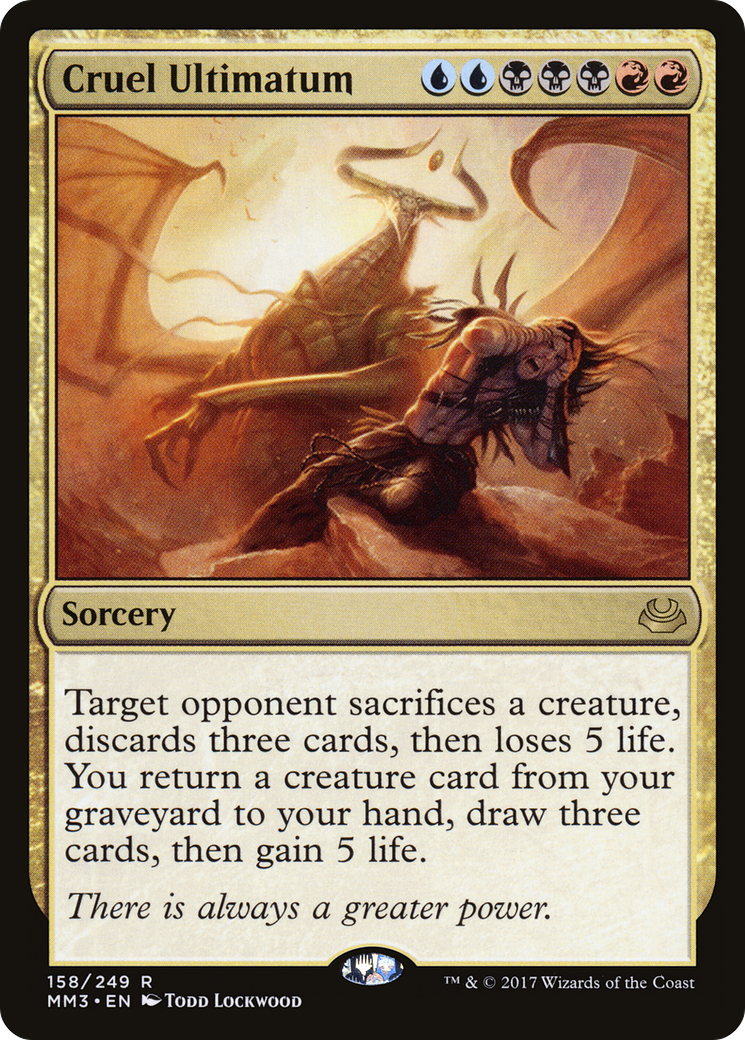 Cruel Ultimatum (MM3-158) [Modern Masters 2017]