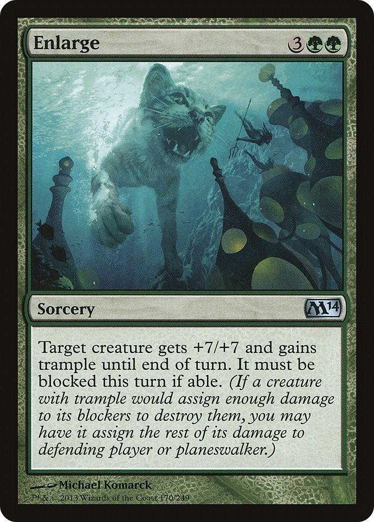 Enlarge (M14-170) [Magic 2014] Foil